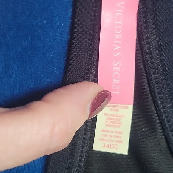 Victoria's Secret Black Strapless Knockout Bikini - Picture 4 of 6